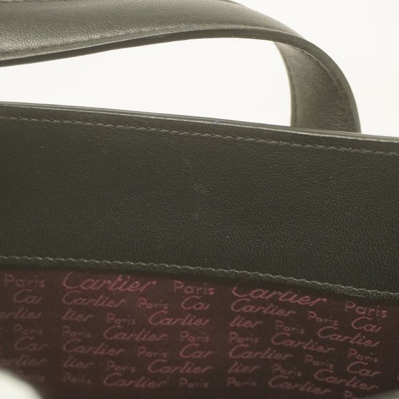 CARTIERAuth  Cabochon Tote Bag Women's Leather Tote Bag Black - Picture 9 of 10